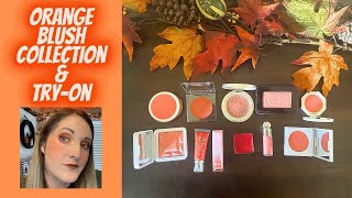 Orange Blush Collection | Putting Them All on My Cheeks!!!
