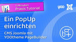 Praxis Tutorial - PopUp Einrichten