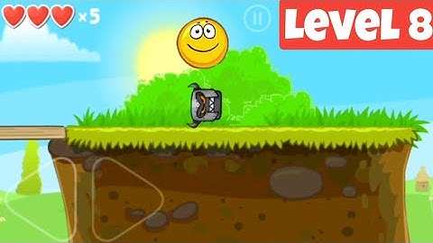 Red Ball 4 Level 8 - Level 8 Walkthrough - Red Ball 4 Level 1 to 75 Gameplay