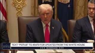 Download lagu President Trump Hosts a Cabinet Meeting, Dec. 2, 2025