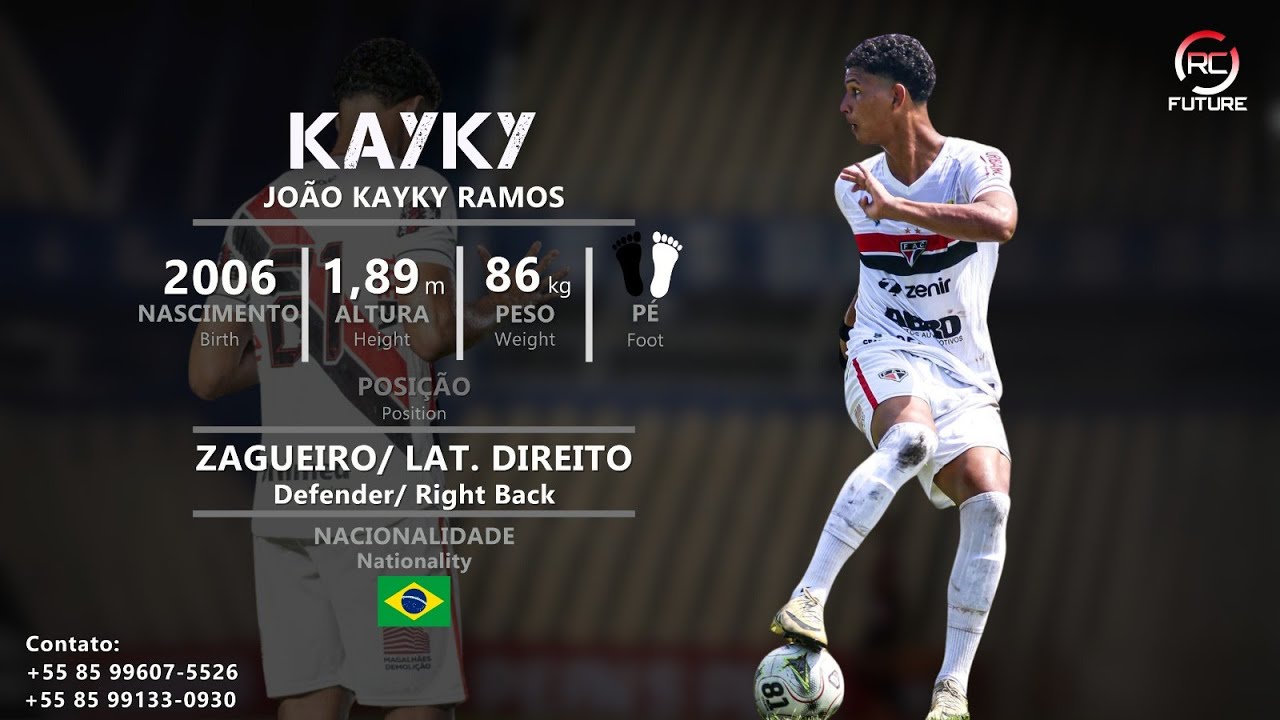 Kayky - Zagueiro / Lateral Direito (Defender / Right Back) - 2006 (2025)
