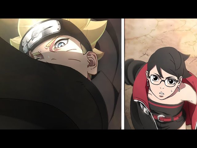 Dublado, Boruto e Sarada Vs Mirai Luta Completa