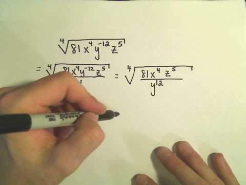 Simplifying Radical Expressions Involving Variables - Example 3