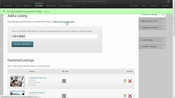 RealtyNinja - Managing Listings