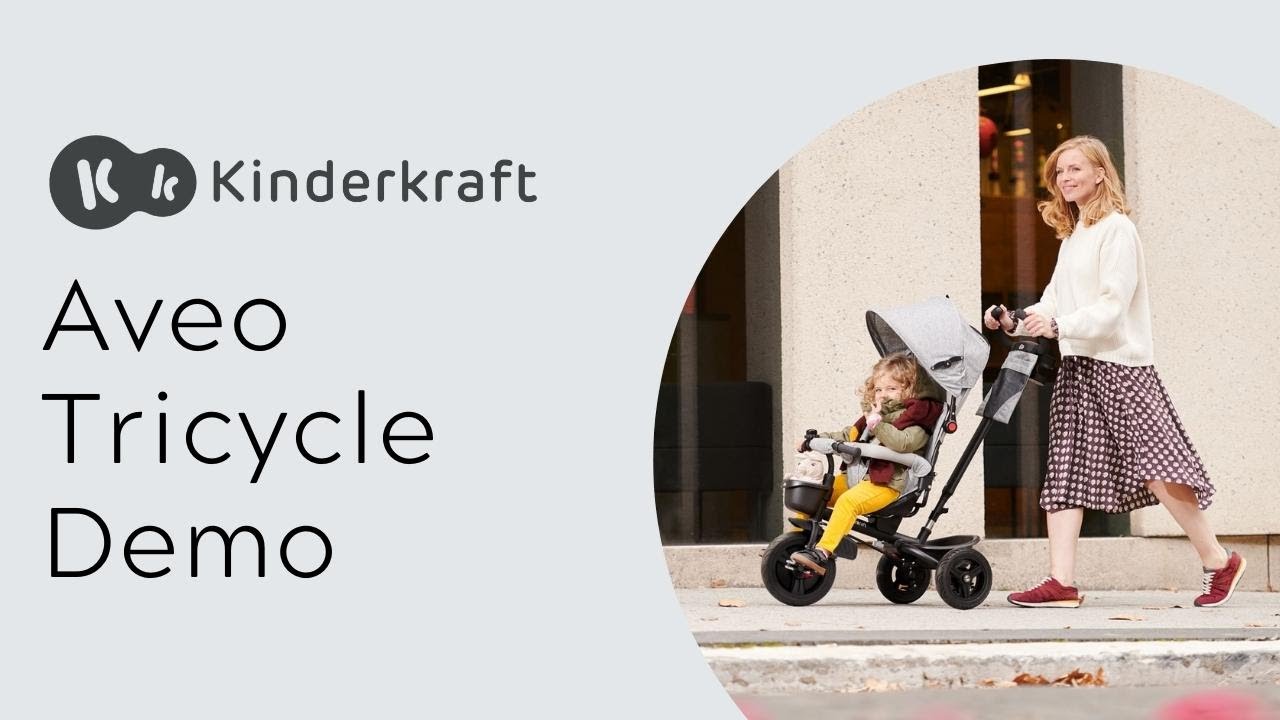 Kinderkraft Aveo Tricycle Demo - YouTube
