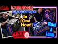 #1623 COMPLETE REBUILD of Bally CYBERNAUT Pinball Machine-Todd's Tips shows  HOW TO DO IT! TNT Amuse