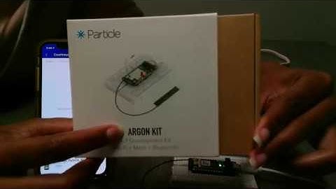 How to Setup A Particle Argon Device