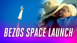 Watch Jeff Bezos launch into space on Blue Origin's New Shepard rocket