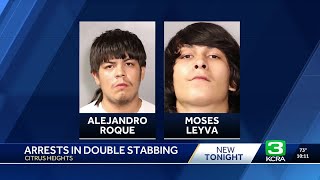2 arrested after 2 men stabbed in Citrus Heights, police say