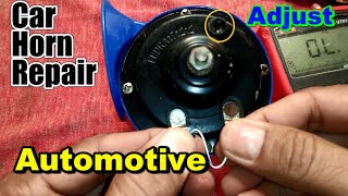 Horn repair. Car horn repair yourself. How to repair a not banging car horn. car repair. automotive. screenshot 4