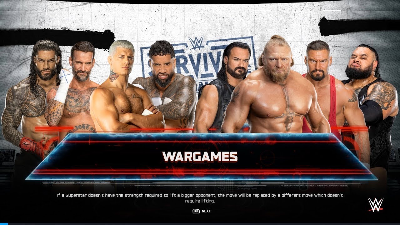 WWE2K25 | WARGAMES - Team Cody Rhodes Vs. Team Brock Lesnar [4K/Ultra Graphics - Legendary Match]