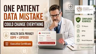 Certificate in Health Data Privacy and LOPDGDD GDPR Compliance | Course Promo