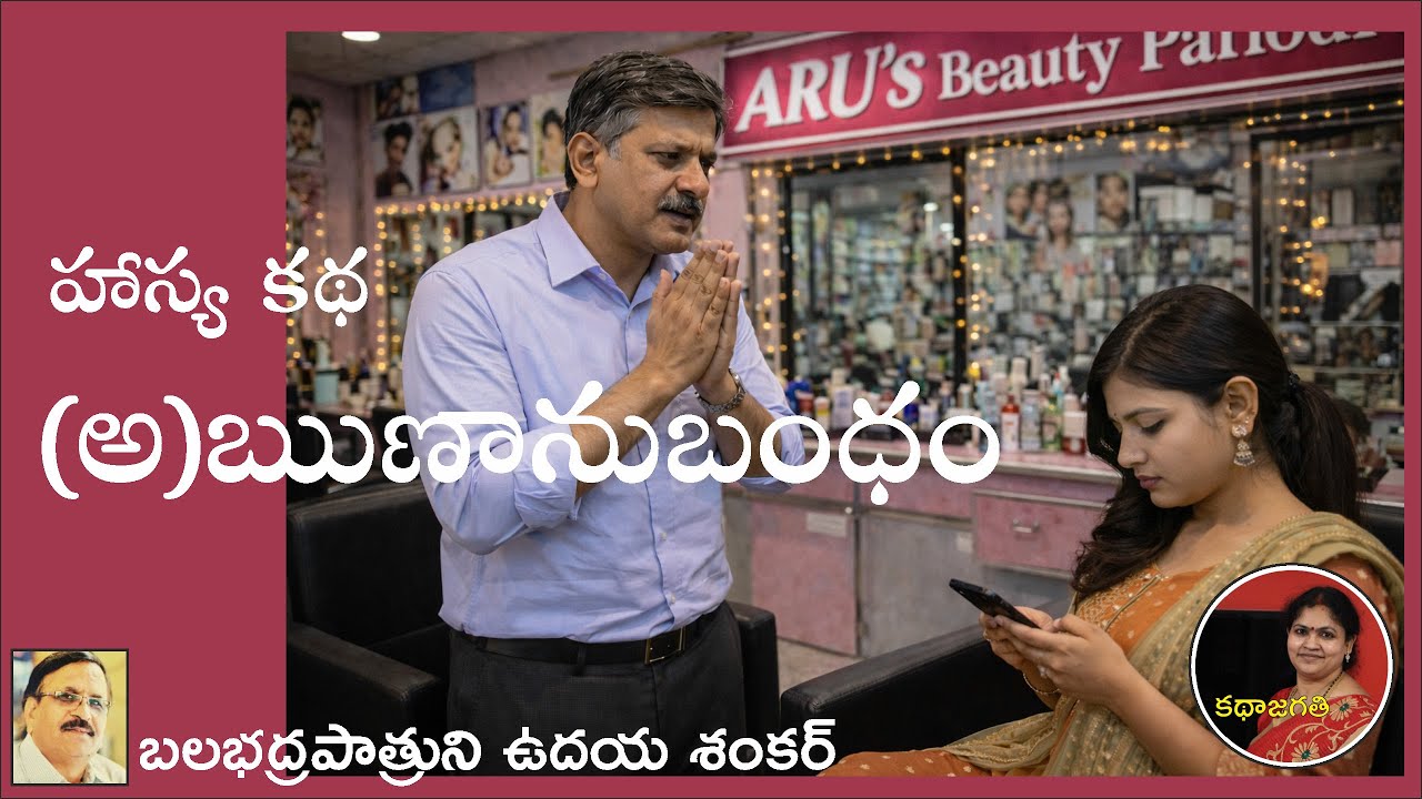 హాస్య కథ : (అ) ఋణానుబంధం | రచయిత : బలభద్ర పాత్రుని ఉదయ శంకర్ |  స్వరం : భాగవతుల పద్మ