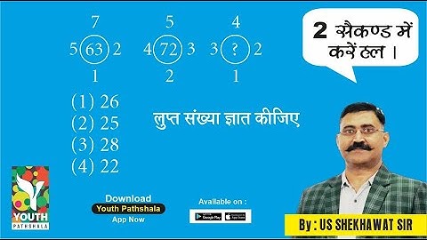 Find The Missing Number-5 - By US Shekhawat Sir #Reasoning Tricks 06