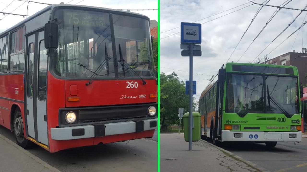 Utazás a 260-as GVM-el a 75 vonalon és az Ikarus 411T-vel a 74A vonalon
