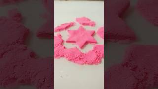DIY Red Star from Colorful Sand”