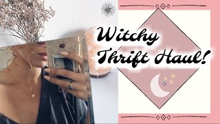 Witchy Thrift Store Haul!!