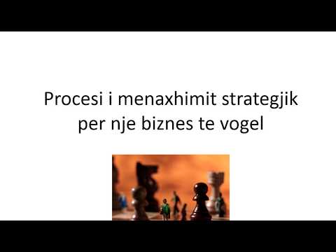 Video: Mendimi Strategjik Dhe Planifikimi Afatgjatë I Jetës