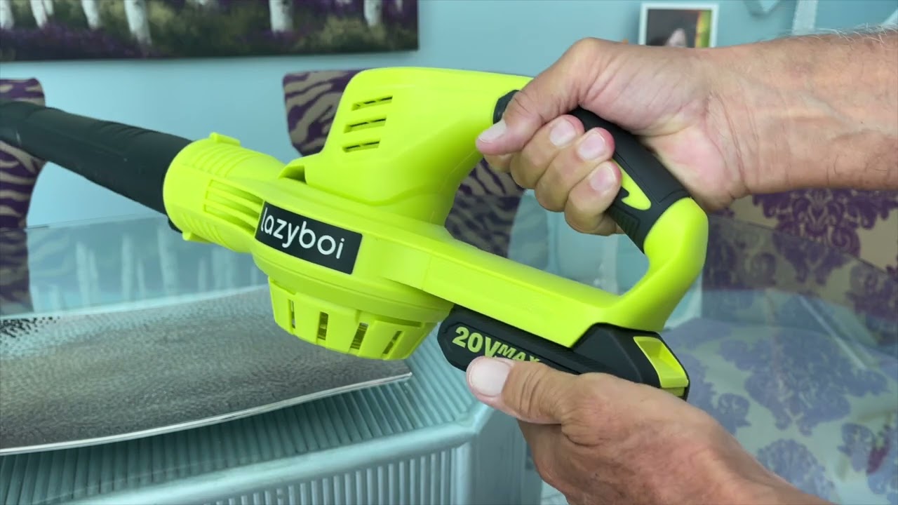 How to use the Lazyboi leaf blower