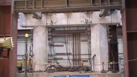 Shake Table Test Substandard 2-Column Bent- Near-Fault Motion- Failure Run