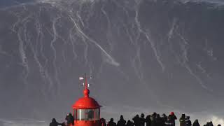 Biggest Wave Ever Surfed - Nazare - World Record