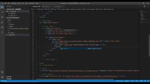 Designing a horizontal carousel with Slick JS | Designing a Blog website HTML and CSS (1K+ Views)