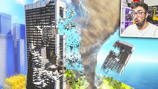 DESTRUYO CIUDADES con TORNADO REALISTA  | Teardown Mods