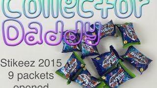 Stikeez 2015 9 Packets Opened From Lidl Blind Bags
