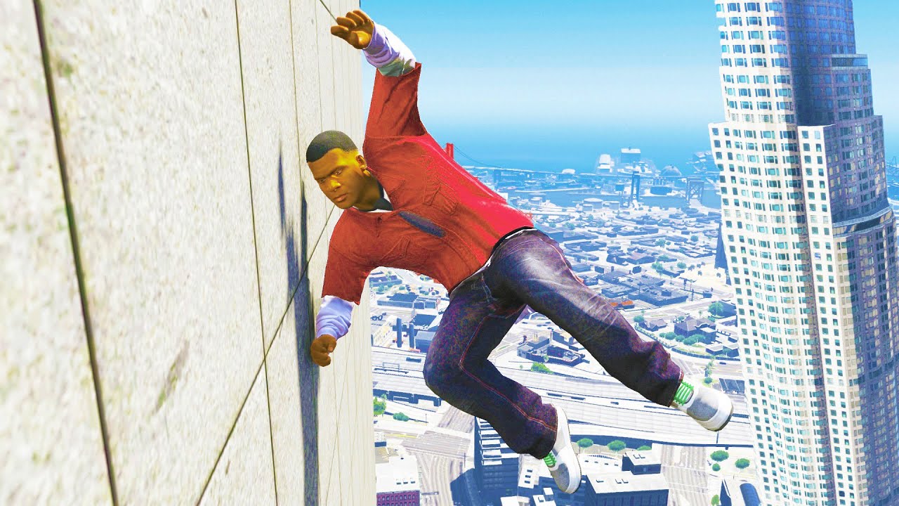 GTA 5 Funny/Crazy Jump Compilation #14 (GTA V Fails Funny Moments