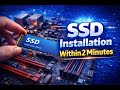 ⚡How to Install SSD in Desktop Computer | Fast &amp; Easy Upgrade in Hindi ⚡