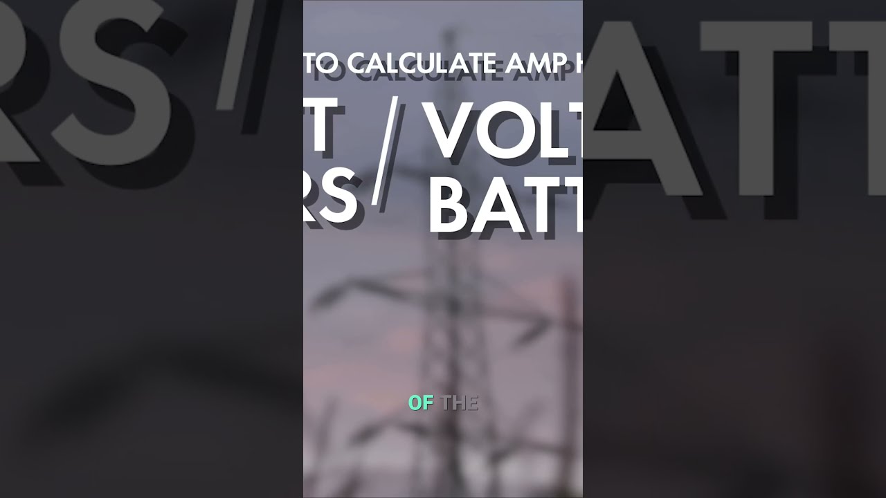 How To Calculate Amp Hours For Your Battery A Step By Guide
