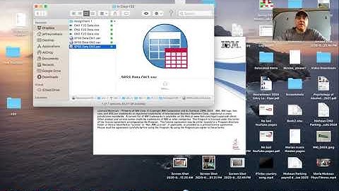Opening a .sav data file in SPSS