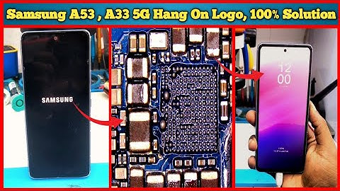 Samsung A53,A33 5g Hang On logo Solution // Samsung A53,A33 5g Not On After Cpu Ufs Reball