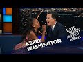 Kerry Washington Does Stephen's Makeup