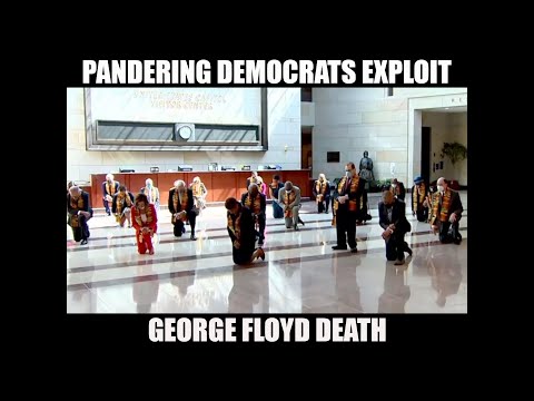 Pandering Democrats Exploits George Floyd Death wearing African Clothing