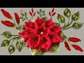 Como Fazer Flor em Crochê, Botões em Crochê e Folhas em Crochê Simples