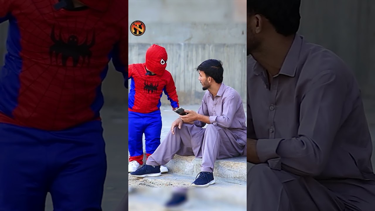 Spider-Man Web Trap Prank  Pt (11)