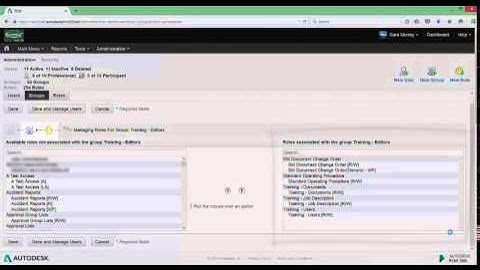 Understanding Users Groups and Roles in Autodesk PLM 360