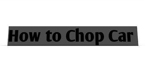 How to Chop Car on GTAPINAS