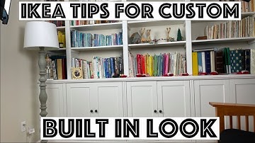 IKEA HACKs for custom built in look