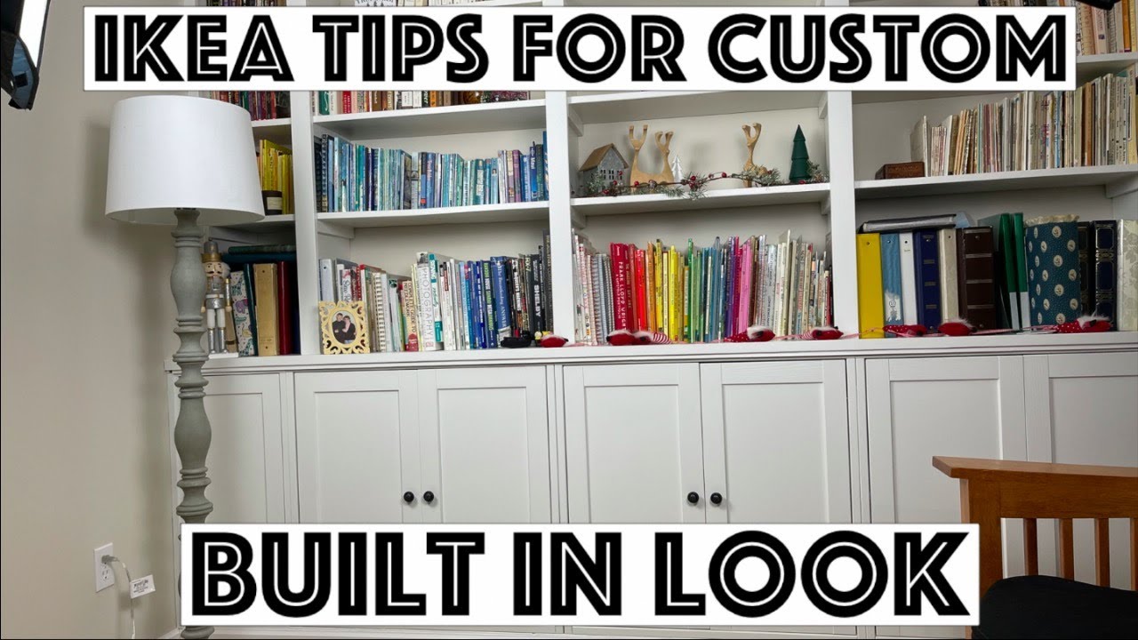 IKEA HACKs for custom built in look