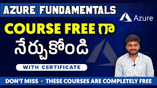 Learn Azure Fundamentals Training | Free Online Course With Free Certificate | Skill UP Tutorials