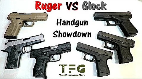 Ruger versus Glock - Handgun Showdown - TheFireArmGuy