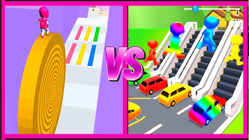 Layers Roller VS Shape Shifting Going Balls Gameplay Walkthrough All Levels  Update Video Android IO
