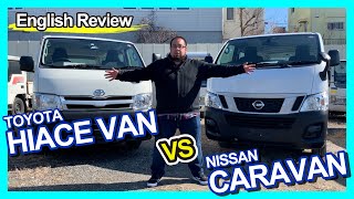 Toyota Hiace Van vs Nissan NV350 Caravan.