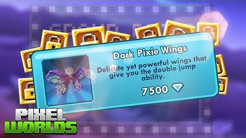 Pixel Worlds | If Pixie Wings and Dark Pixie Wings swapped places!