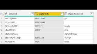 Remove Digits or Keep them in Power BI Using Power Query