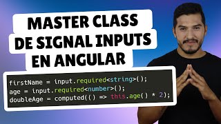 Domina Signal Inputs en Angular: Mejora Rendimiento y Reactividad