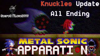 Metal Sonic Apparition Knuckles Update All Ending - Secret  Level ????