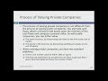 Session 20: Private Company Valuation